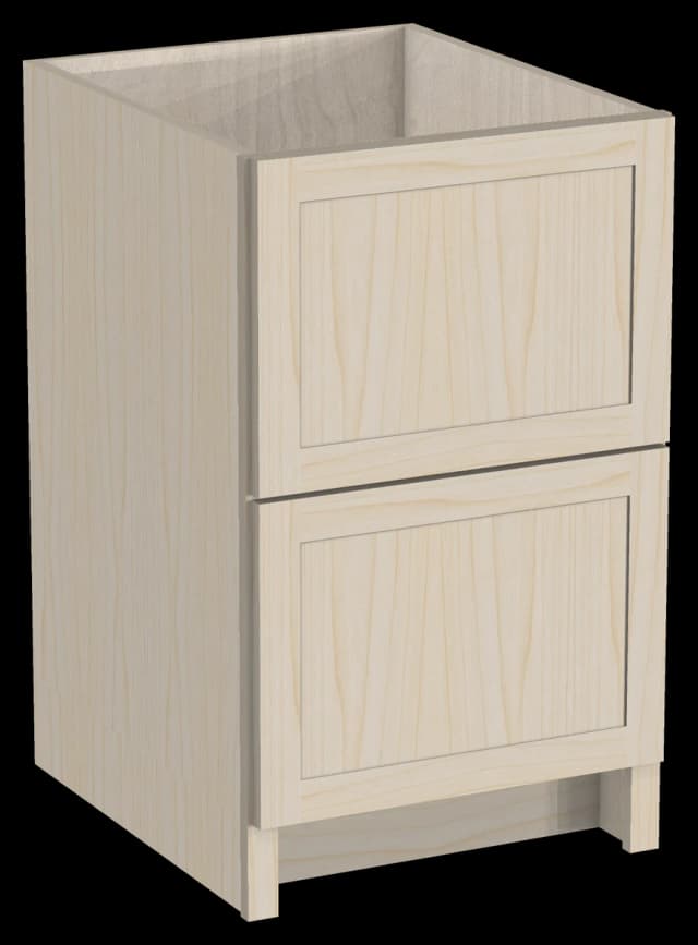 Two Drawer Base Cabinet