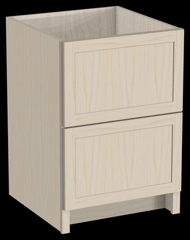Two Drawer Base Cabinet