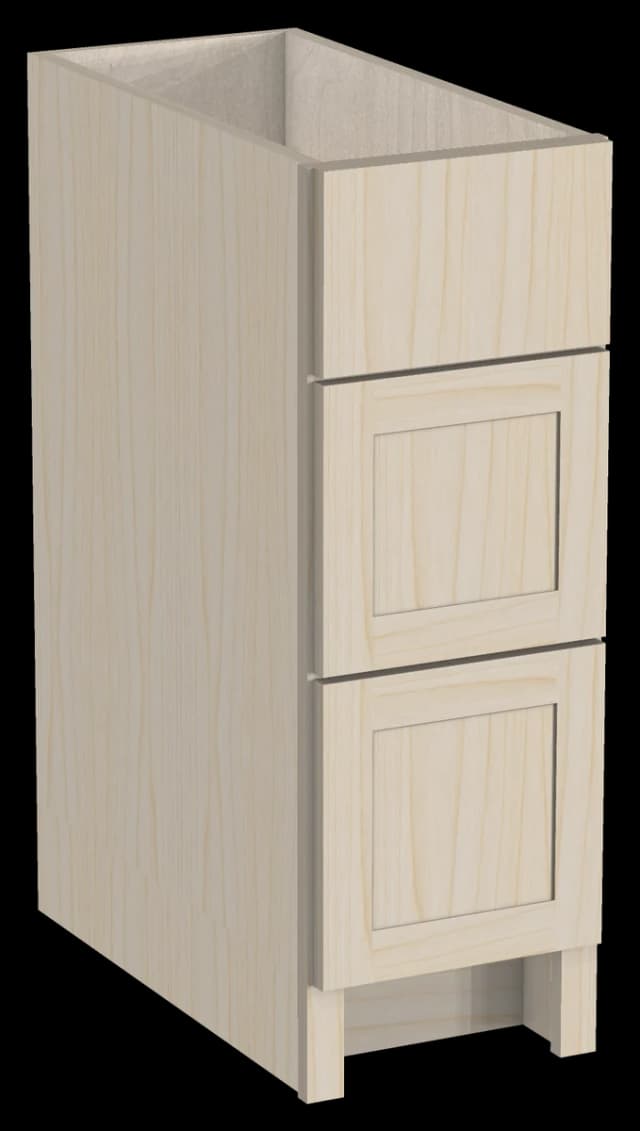 Three Drawer Base Cabinet