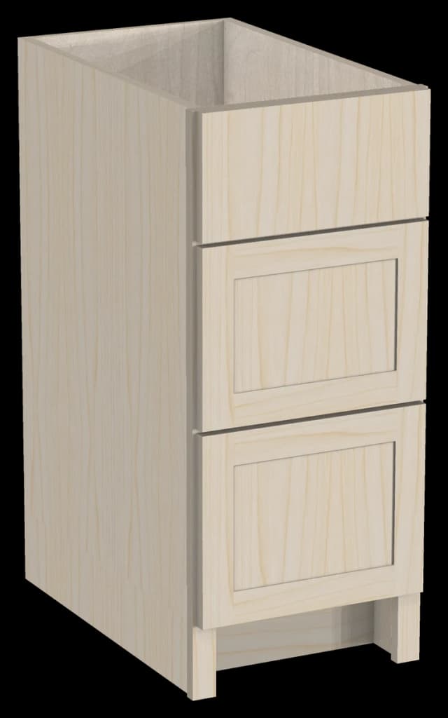 Three Drawer Base Cabinet