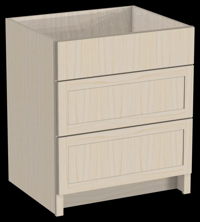 Three Drawer Base Cabinet