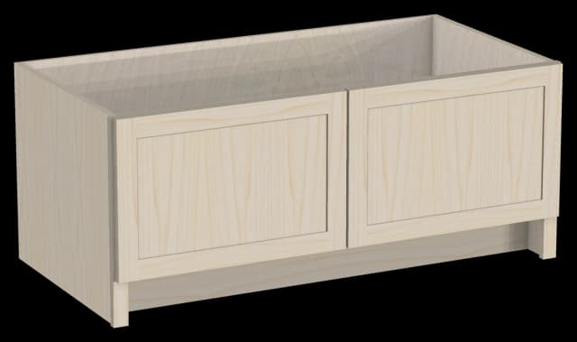 Two Drawer Bench Seating Cabinet