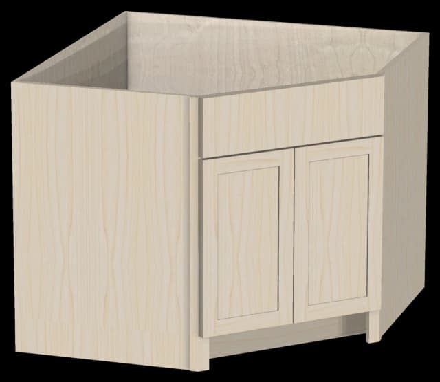 Diagonal Corner Sink Base Cabinet