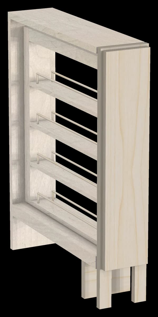 Base Spice Rack Filler Pullout