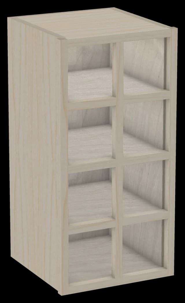 Wall Wine Cubby Cabinet