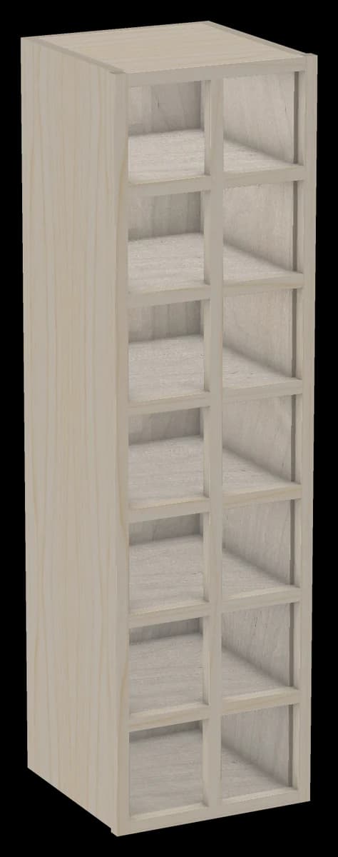 Wall Wine Cubby Cabinet