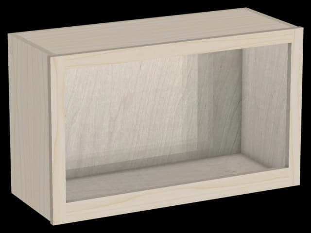 Wall 12 Plate Rack Cabinet