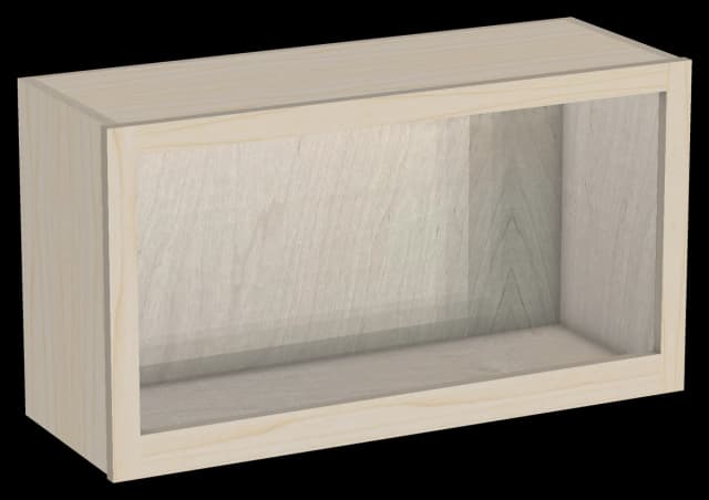 Wall 14 Plate Rack Cabinet
