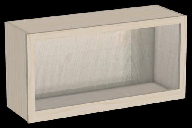 Wall 16 Plate Rack Cabinet