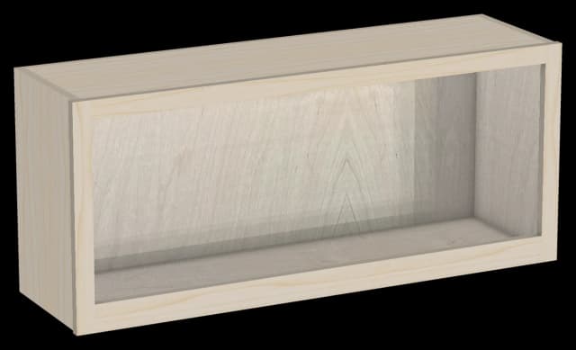 Wall 18 Plate Rack Cabinet