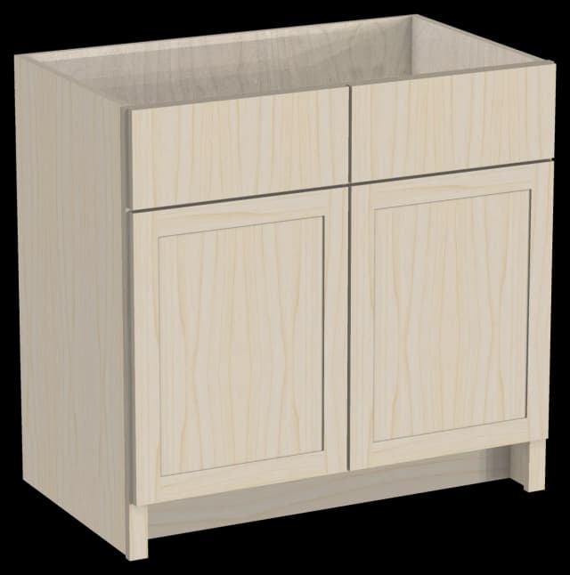 Double Door Tall Vanity Cabinet