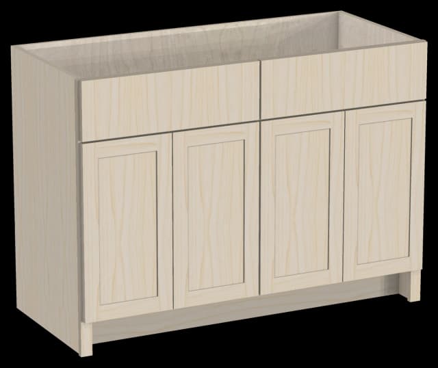 Four Door Tall Vanity Cabinet