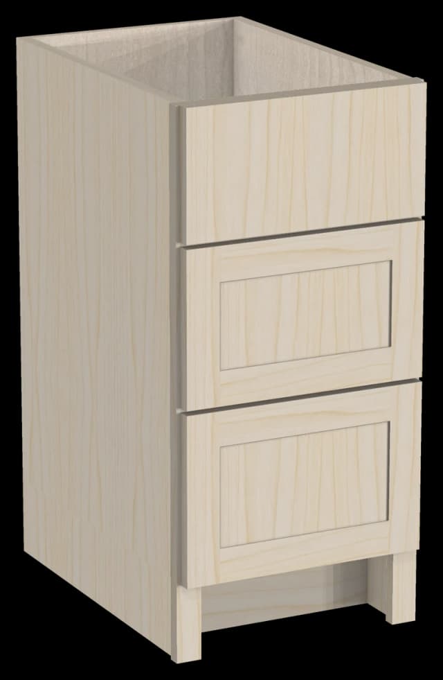 Three Drawer Vanity Cabinet