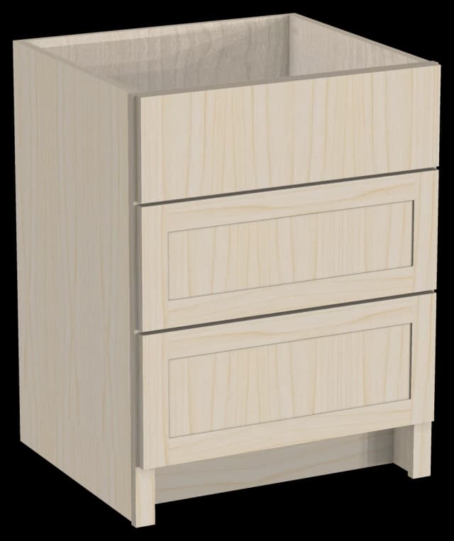 Three Drawer Vanity Cabinet