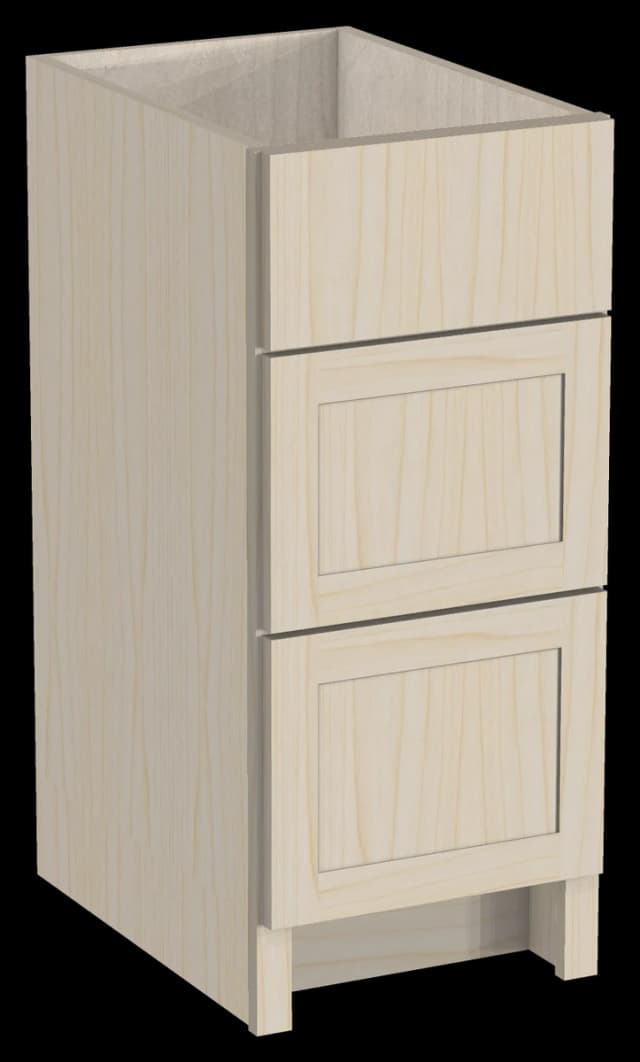 Three Drawer Tall Base Cabinet