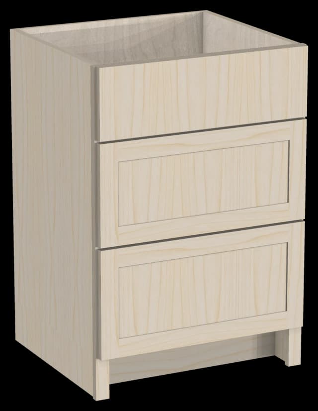 Three Drawer Tall Base Cabinet