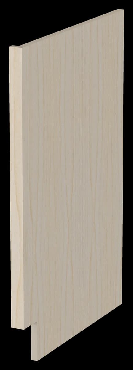 Dishwasher Return Left with Toe Kick 1-1/2 Wide