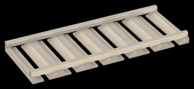 Glass Rack 30W x 12D