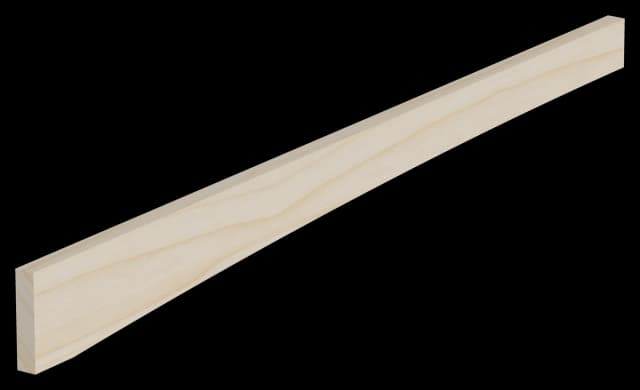 Arched Valance 3-1/2H x 36L x 3/4D