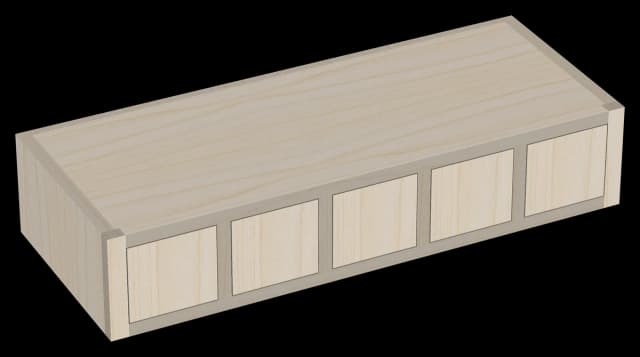 Apothecary Drawer 30 Wide Inset