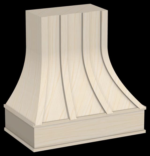 Berkshire Curved Strapped Wood Range Hood