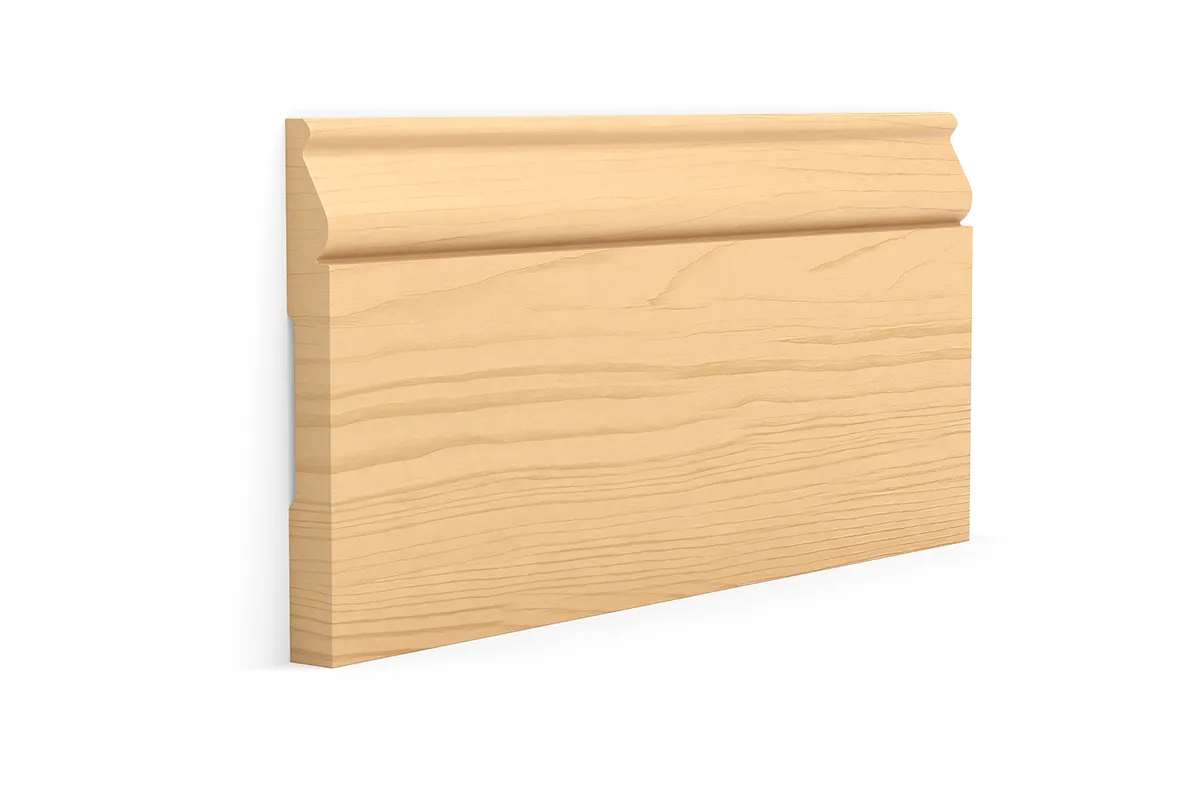 Baseboard, 5 1/4 inch, poplar