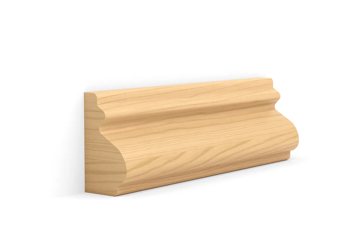 Base cap, 1 1/8 inch, poplar