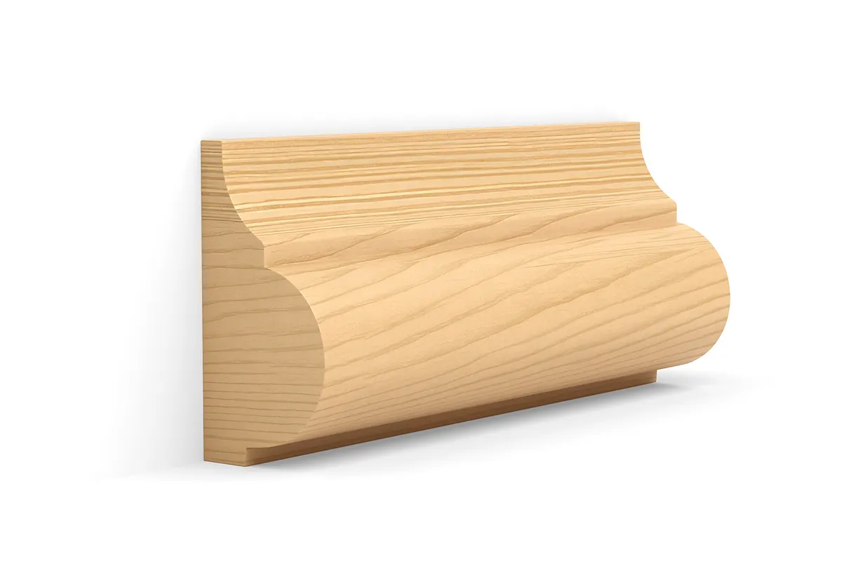 Base cap, 1 1/2 inch, poplar