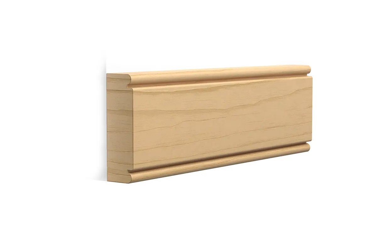 Double beaded face frame stock, poplar