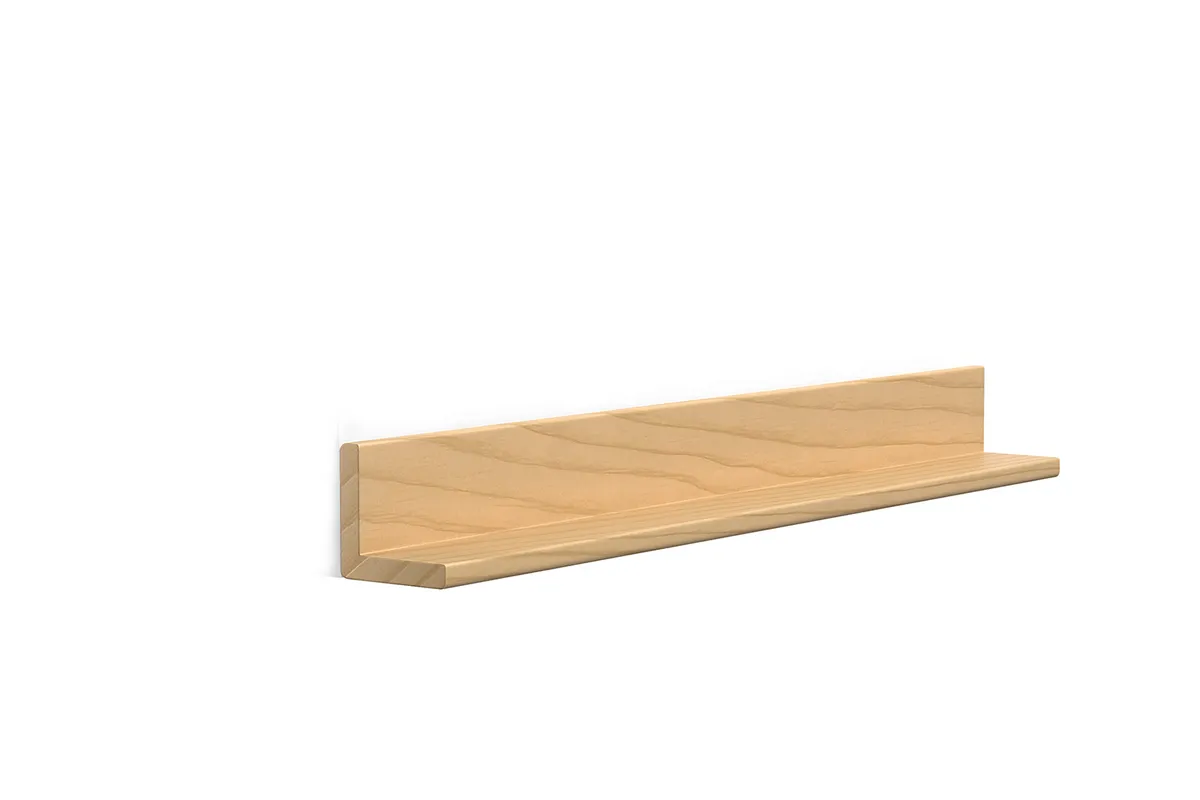 Outside corner, 1 inch, poplar