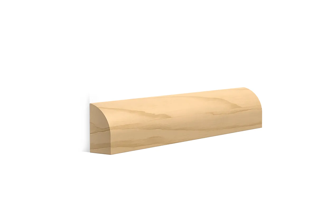 Half round shoe, poplar